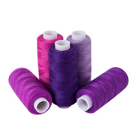 Kit Benang Jahit Gulungan Kecil 5 Warna untuk Mesin 203, Set Jahitan Tangan & Rumah Tangga DIY Poliester