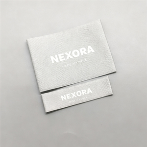 Étiquettes tissées personnalisées avec logo pour vêtements, en satin, coton, taffetas, texture lisse, à coudre sur les vêtements, étiquettes de marque - Product Image 5