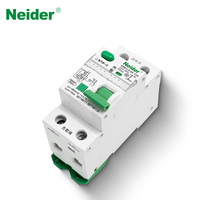 Disyuntor de 1P + N 40A, disyuntor ELCB RCCB de 10kA, CA, precio competitivo, tipo RCBO (tipo electrónico), 1P + N