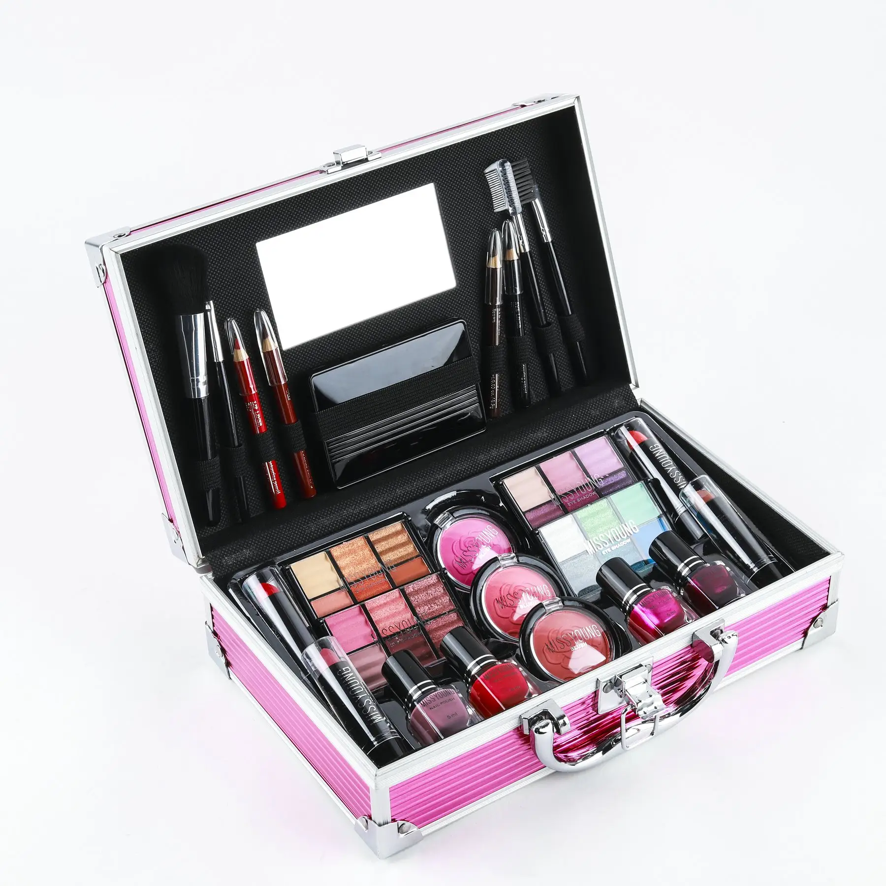 21396 Professional Portable Big Makeup Kit Cosmetic Gift for Woman