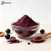 Poudre de superaliments OEM de haute qualité, poudre de fruits de baies d'açaï, poudre de jus de baies d'açaï