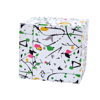 Boîte cadeau rigide portable personnalisée haut de gamme avec couvercle et base, emballage de bougies de luxe avec insert gaufré pour bocaux en verre