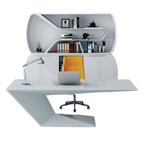 Ensemble moderne de bureau d'ordinateur pour homme, poste de travail, mobilier de bureau à domicile, table de bureau de luxe, bureau de patron pour salle d'étude