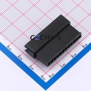 SM-12R Housing (Wire-to-Board / Wire-to-Wire) P=2.5mm Connector 1x12P 1 12 Black - Product Image 2