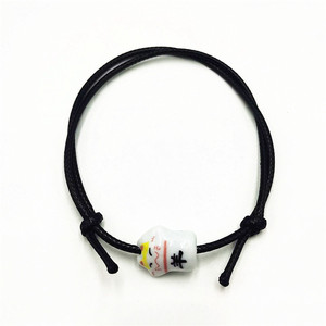 Ceramic Blessing <b>Bracelet</b> Hand Woven Red <b>String</b> Zodiac Animal Cartoon Unisex Gift Jewelry - Product Image 4