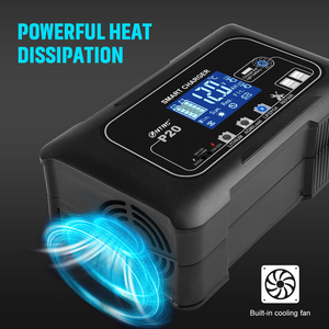 <span class=keywords><strong>Chargeur</strong></span> de batterie de voiture DC 20A d'usine, 12V20A 24V10A, <span class=keywords><strong>chargeur</strong></span> de réparation pour batteries lithium, plomb-acide, LiFePO4, 240W pour outils électriques - Product Image 5