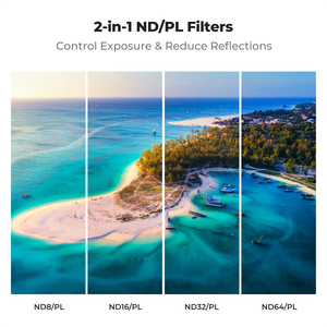 Kit de filtres K&F Concept ND/PL pour DJI <span class=keywords><strong>Mavic</strong></span> 4 <span class=keywords><strong>Pro</strong></span>, 4 pièces, filtres polarisants à densité neutre ND&PL <span class=keywords><strong>2</strong></span>-en-1, kit de filtres pour objectif de caméra de drone HD - Product Image 3
