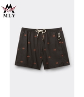 Pantalons de plage à séchage rapide pour hommes MLY, maillots de bain à double couche avec doublure respirante, shorts de surf pour la plage ou le surf