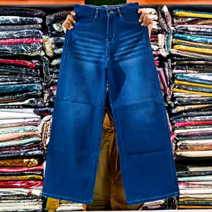 Jeans Skinny a Vita Alta da <span class=keywords><strong>Donna</strong></span>, Traspiranti, Lavaggio Chiaro, Eleganti, Stile Bohémien, <span class=keywords><strong>Pantaloni</strong></span> Dritti <span class=keywords><strong>alla</strong></span> <span class=keywords><strong>Caviglia</strong></span> - Product Image 6