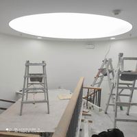 Plafond suspendu design, matériaux de plafond tendu en PVC, prix d'usine bon marché
