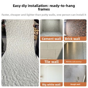 แผ่นหินสตาร์มูนสโตนแบบยืดหยุ่นขนาดใหญ่ หินไดโอไรต์ PU แผ่นตกแต่งผนังลายหินอ่อน - Product Image 4