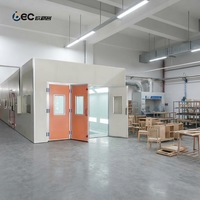 Cabine de peinture industrielle, grande cabine de pulvérisation pour le revêtement de meubles et de machines, chambre de cuisson, four de séchage, atelier certifié CE
