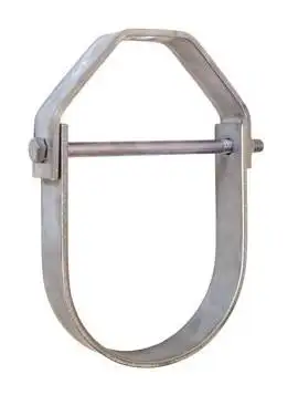 Attaches métalliques réglables personnalisées Cintres à pince en U en acier Colliers de serrage