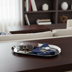 Vassoio Decorativo Ovale Grande VALET DISH-240X140 mm - Product Image 3