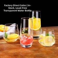 Verre à eau sans plomb, 300 ml, en forme d'œuf, verre à boire moderne et minimaliste pour jus, lait, mojito et thé glacé