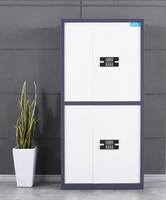Armoire de rangement en acier pour bureau, avec serrure à code numérique et à clé, pour documents confidentiels