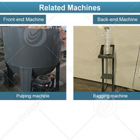 Ligne de production entièrement automatique de cartons d'œufs de caille avec contrôle PLC ORME, machine à plateaux à œufs avec mélangeur