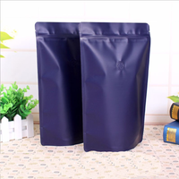Sac d'emballage en plastique PE de qualité alimentaire avec finition mate, sac en aluminium Mylar sans impression, vente en gros, sac anti-odeur
