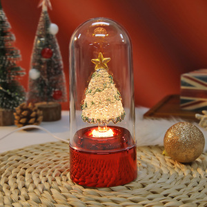 Christmas Church Lantern LED Candle Light Mini Night Light Xmas Tabletop Decoration <b>Hanging</b> <b>Ornaments</b> for Party - Product Image 6