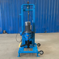 Foreuse électrique portable pour puits d'eau 3KW-7.5KW, profondeur 130m, trou de 100-350mm pour la construction résidentielle et agricole