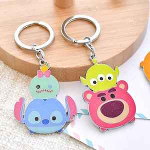 พวงกุญแจโลหะลายการ์ตูนโลโก้สั่งทำเป็นมิตรกับสิ่งแวดล้อม - Product Image 1