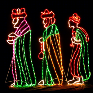 <b>LED</b> Christmas Religious Scene Silhouette <b>Light</b> for Outdoor Garden Park and Holiday Event Decoration - Product Image 1