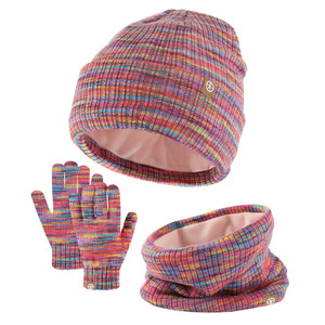 Conjunto de tres piezas al por mayor de invierno lindo tejido polar bebé cálido gorro niños grueso cálido sombrero <span class=keywords><strong>guantes</strong></span> <span class=keywords><strong>y</strong></span> <span class=keywords><strong>bufanda</strong></span> traje chico - Product Image 5