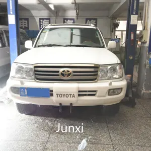 Toyota Land Cruiser 4x4 Accessories Spare Parts Junxi 3D Steel Alloy Engine Guard Skid Plates For LC100 4500 4700