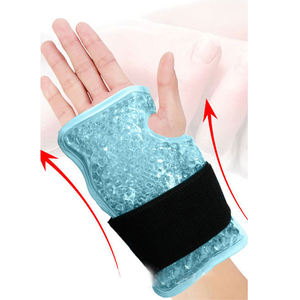 Personalizado Azul Ice Gel Pack Wrist Wrap Brace Compressa Quente & Fria Reutilizável para Alívio Da Dor & Tratamento De Lesões - Product Image 1