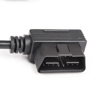 Câble d'application électronique OBD2 en forme de L à un point de connexion, avec conducteur en cuivre étamé et isolation PBT - Product Image 6