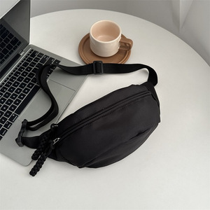 Wholesale Lower Price Oxford Casual Candy Color Women's Bow Zipper <b>Shoulder</b> Crossbody Chest Bags Waist Bags Fanny Pack - Product Image 4