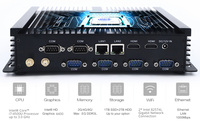 Mini PC Industrial con Chipset Intel QS77 Express, I3/I5/I7 4500U, 8GB DDR3, 2 Puertos LAN, 2 Puertos HD, Computadora Integrada con Windows 10