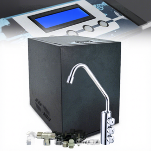 Sistema de Ósmosis Inversa Eléctrico de 3 Vías y 4 Etapas, 90 L/H, Listo para Usar, con Agua Fría, Agua a Temperatura Ambiente y Agua con Gas, Flujo Directo Bajo Fregadero - Product Image 1