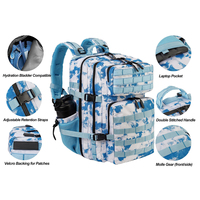 Mochila de Senderismo Trailpop Ultra Ligera con Estructura Ergonómica para Viajes por el Campo, 50L