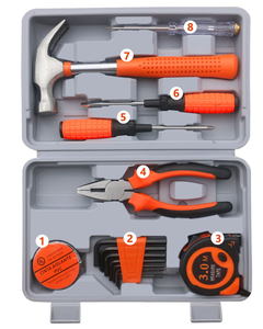 Ensemble d'outils ménagers Yining fabriqués en usine / Kit d'outils à main pour répondre à de multiples besoins - Product Image 4