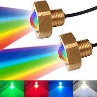 Accessoires d'éclairage pour bateau Kingshowstar, lumière LED en acier inoxydable 316L, 27W, étanche IP68, bouchon de vidange de bateau avec lumière, fournitures marines