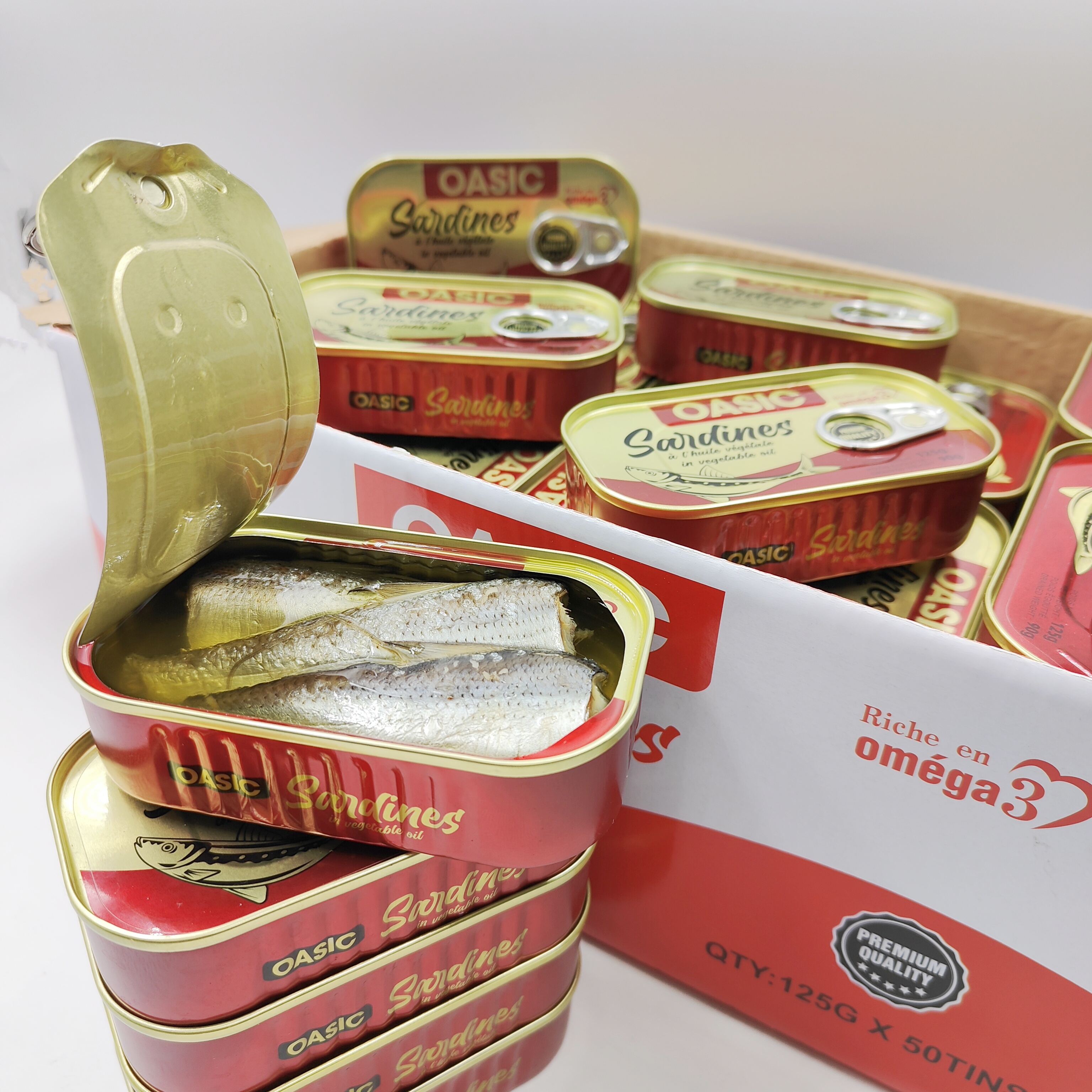 Высококачественные консервированные сардины консервированные морепродукты в масляной консервированной трубе