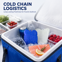 Packs de glace réutilisables longue durée pour boîtes à lunch, camping, briques de glace pour congélateur