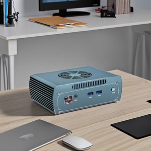 Mini PC Gamer Ry-zen 7 8845HS avec 2 ports LAN Intel 2.5G, 2 DDR5, 2 NVME, routeur pare-feu, NAS, ordinateur de bureau pour jeux, 4x8K WiFi6 SX03 Gamer - Product Image 2