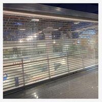 Portes d'entrée enroulables transparentes en polycarbonate de sécurité YIWU
