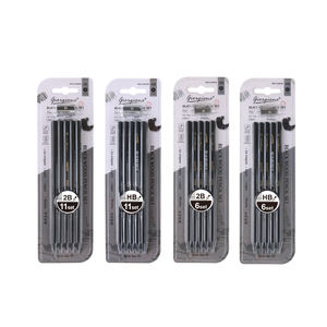 Giorgione Professionnel 6 crayons à dessin et à croquis durs 2B Noir Ensemble pour la peinture pour les étudiants - Product Image 3