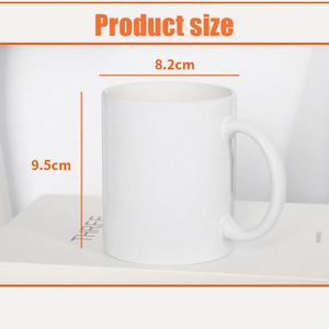 Tazas de Porcelana Personalizadas de 11 oz, para Sublimación, con Revestimiento Exterior Blanco y Color Interior, Tazas de Cerámica de 11 oz con Asa de Color - Product Image 3