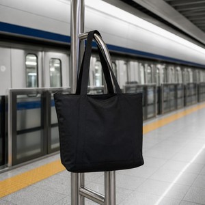 Canvas <b>Tote</b> <b>Bag</b> <b>with</b> Zipper and Inner <b>Pocket</b> Custom Logo Reusable Shopping Shoulder <b>Bag</b> Wholesale - Product Image 6