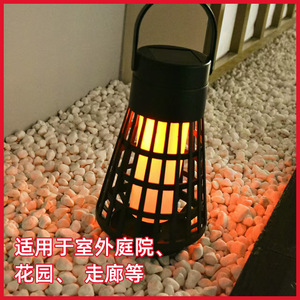 Lampe solaire portable Hejia 0,06W en plastique PPPS, étanche, éclairage d'ambiance extérieur pour jardin - Product Image 4