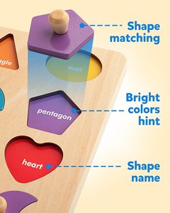 Puzzle d'apprentissage 3D en bois écologique Montessori pour enfants - <span class=keywords><strong>Alphabet</strong></span> et chiffres - Jouet éducatif pour Noël et les occasions de remise de diplômes - Product Image 5