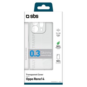 เคสโทรศัพท์มือถือใสกันกระแทกแบบ TPU รุ่น Cover Sbs Oppo Reno14 SKINNY TPU รุ่น TESKINOPRE14T - Product Image 2