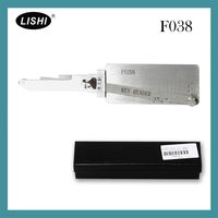 Outil de décodage et de crochetage automatique LISHI 2 en 1 en acier inoxydable pour systèmes Citroën/Peugeot HU83, serrurerie automobile professionnelle