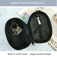 Dompet Kulit Murah dengan Kantong Kunci EVA, Tas Kecil Multi Fungsi, Tempat Kunci Stylish untuk Pengatur Barang di Kantor