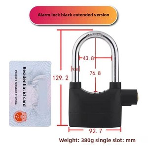 Candado de seguridad de aleación de Zinc con núcleo de cobre, resistente al agua, antirrobo, con alarma inteligente para puerta exterior, resistente a la oxidación - Product Image 6
