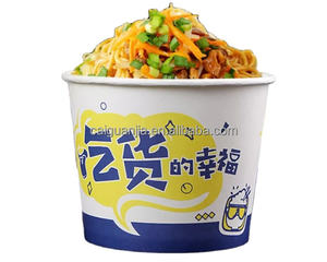 Envase Redondo Biodegradable y Ecológico para Llevar Ensaladas, Tazón de Papel Kraft para Empacar Alimentos - Product Image 6